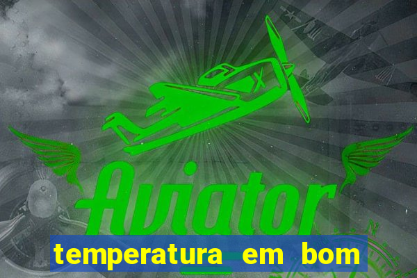 temperatura em bom jesus da lapa