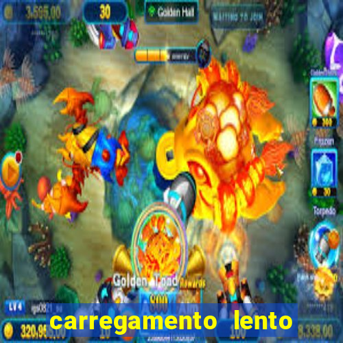 carregamento lento do aparelho