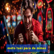 moto taxi para de minas