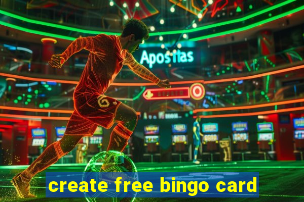 create free bingo card