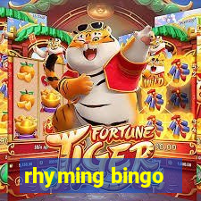 rhyming bingo