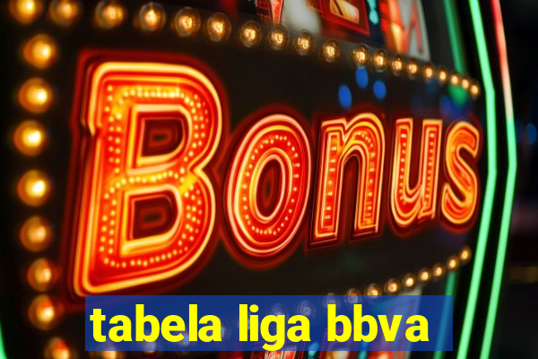 tabela liga bbva