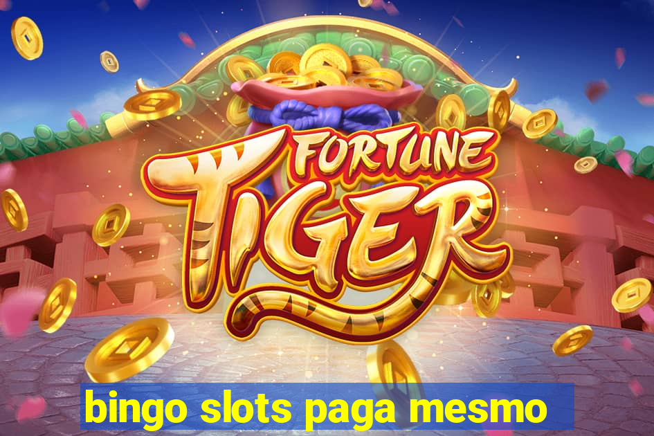 bingo slots paga mesmo