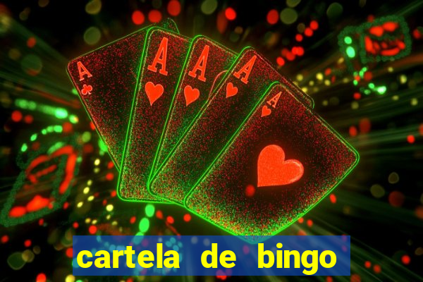 cartela de bingo da noiva para imprimir