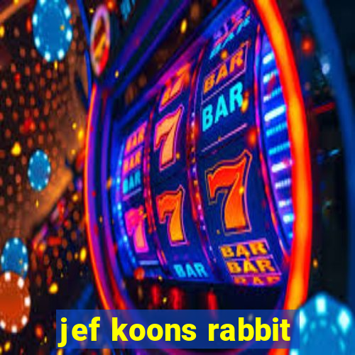 jef koons rabbit