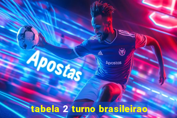 tabela 2 turno brasileirao