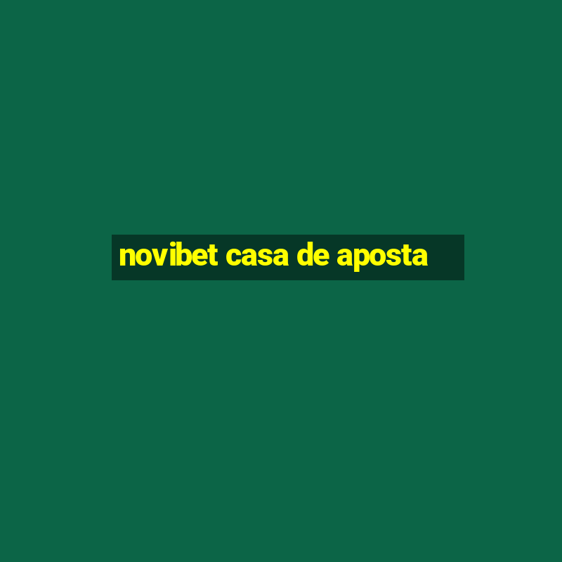 novibet casa de aposta