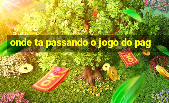 onde ta passando o jogo do pag