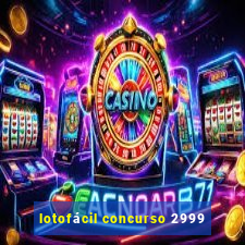 lotofácil concurso 2999