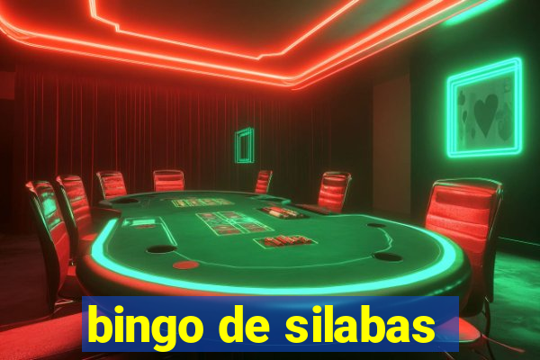 bingo de silabas