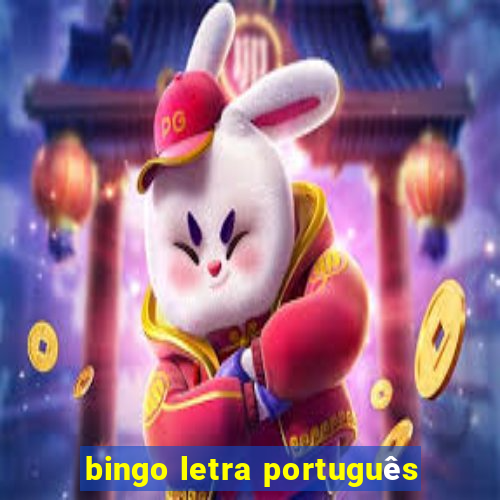 bingo letra português