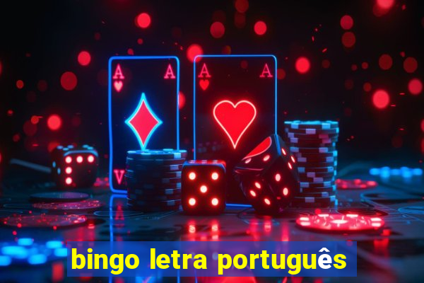 bingo letra português