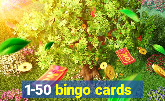 1-50 bingo cards