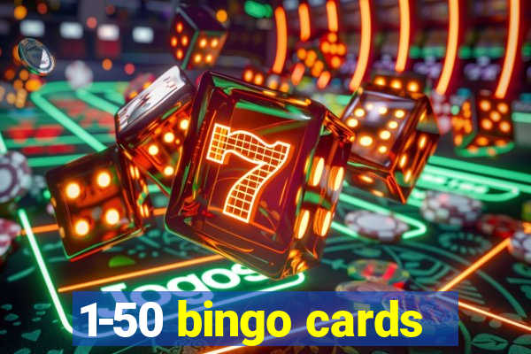 1-50 bingo cards