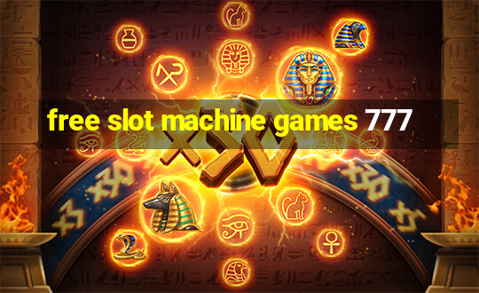 free slot machine games 777