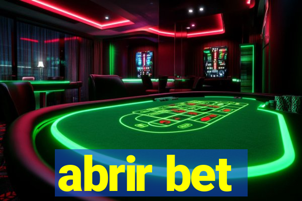 abrir bet