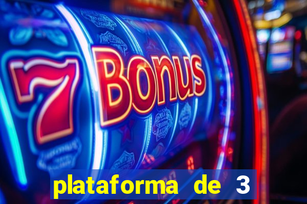 plataforma de 3 reais slots