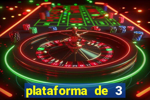 plataforma de 3 reais slots