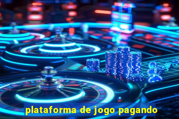 plataforma de jogo pagando