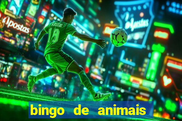 bingo de animais para imprimir e colorir