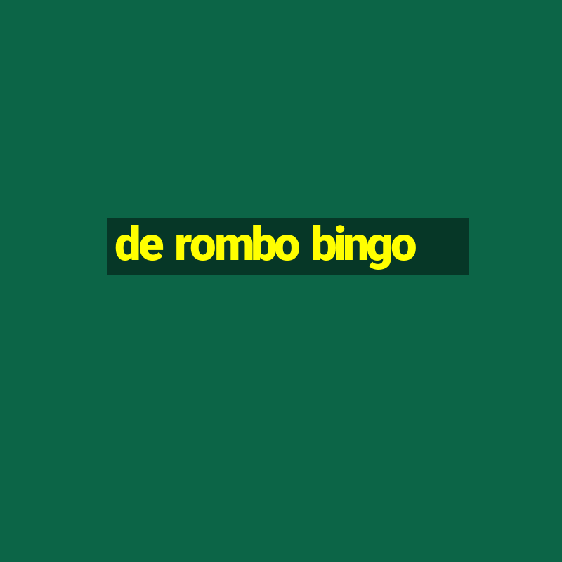 de rombo bingo