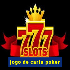 jogo de carta poker