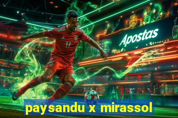 paysandu x mirassol