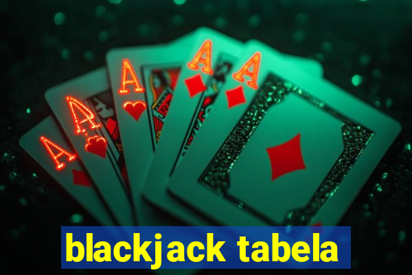 blackjack tabela