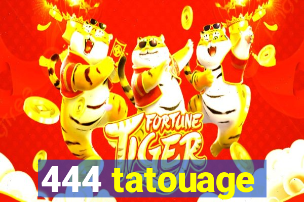 444 tatouage