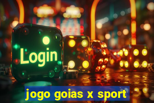 jogo goias x sport