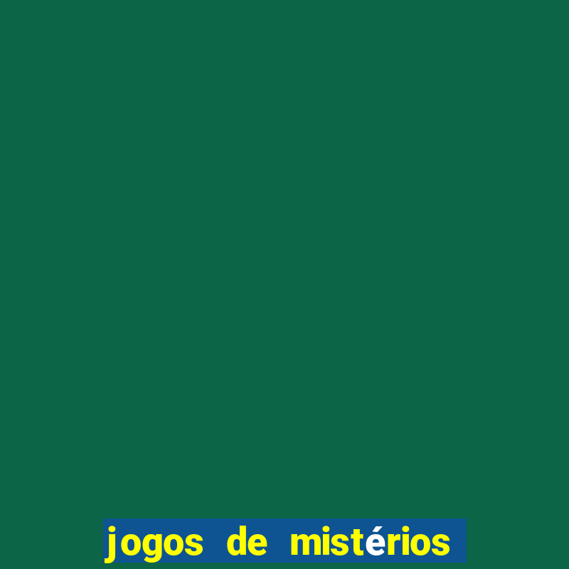 jogos de mistérios e enigmas