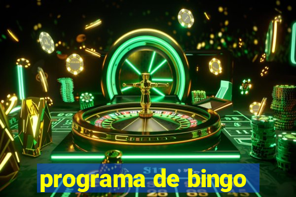 programa de bingo