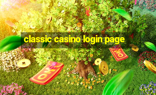 classic casino login page