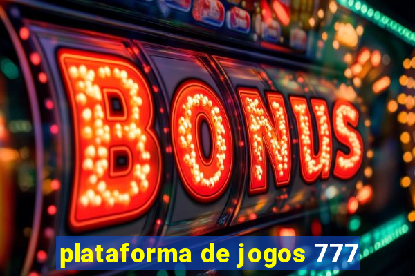 plataforma de jogos 777