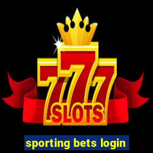 sporting bets login