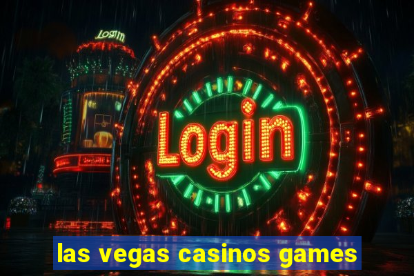 las vegas casinos games