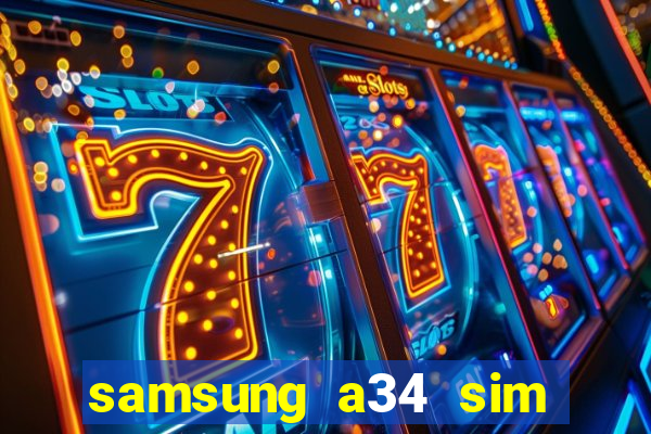 samsung a34 sim card slot