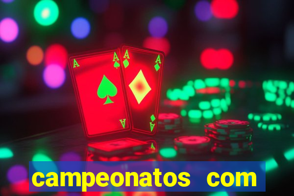 campeonatos com mais escanteios