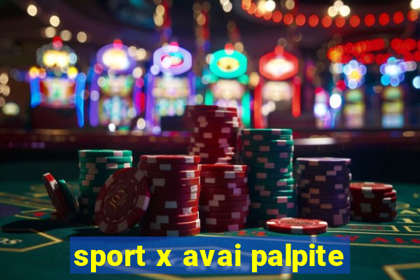 sport x avai palpite