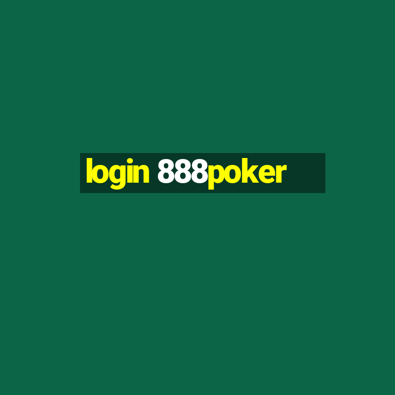 login 888poker