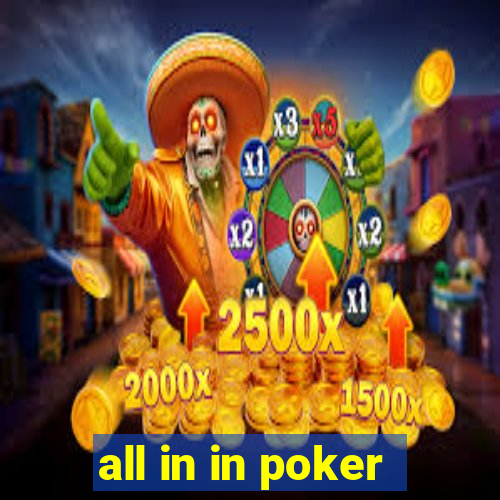 all in in poker