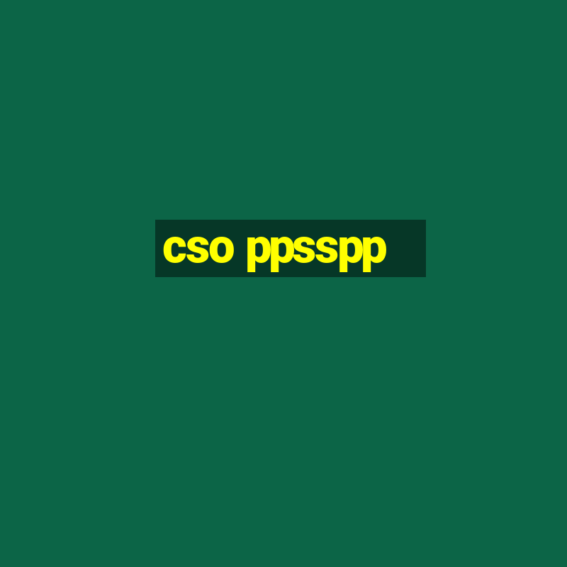 cso ppsspp