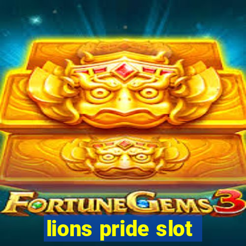 lions pride slot