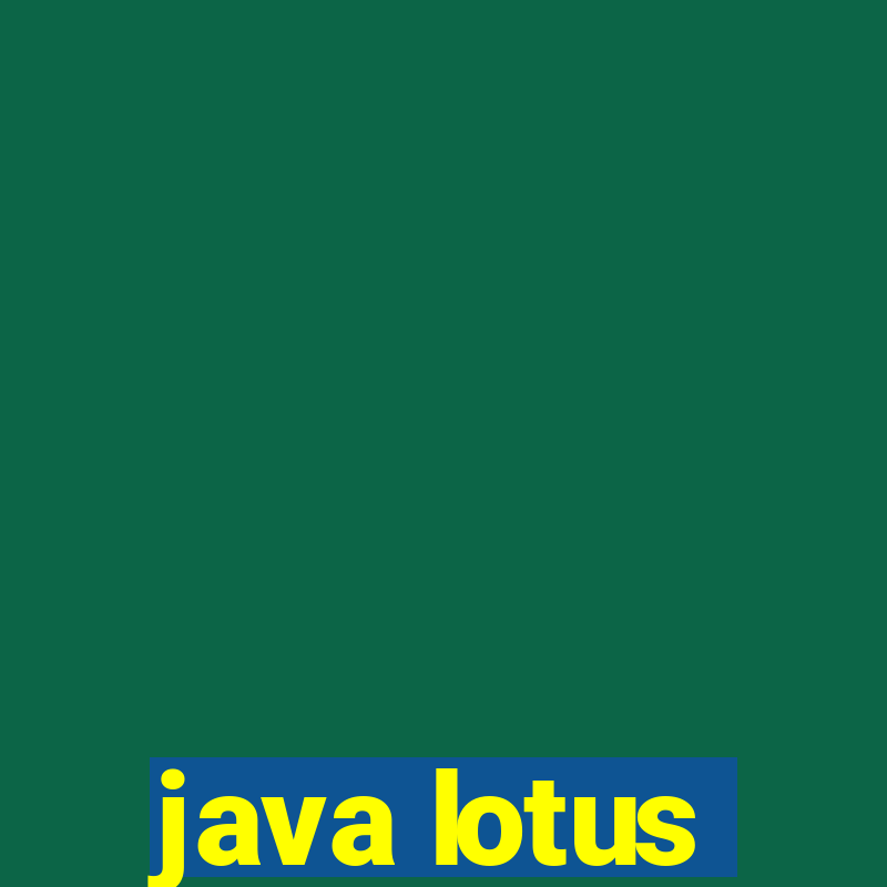 java lotus