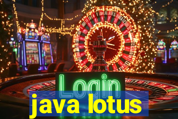 java lotus