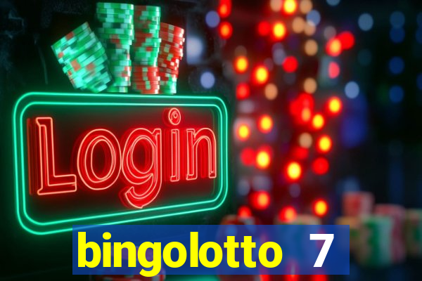 bingolotto 7 januari 2024