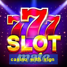 casino with sign up bonus