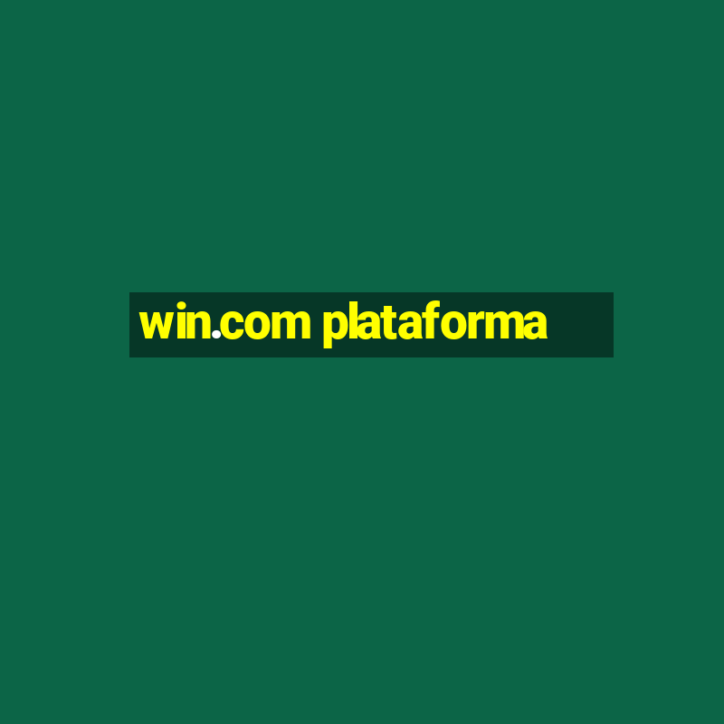 win.com plataforma