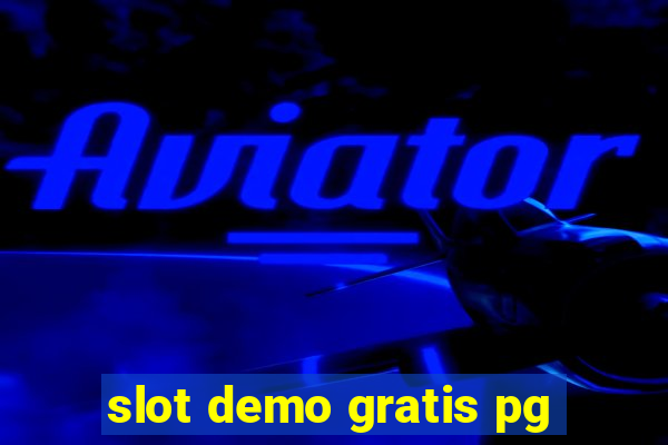 slot demo gratis pg