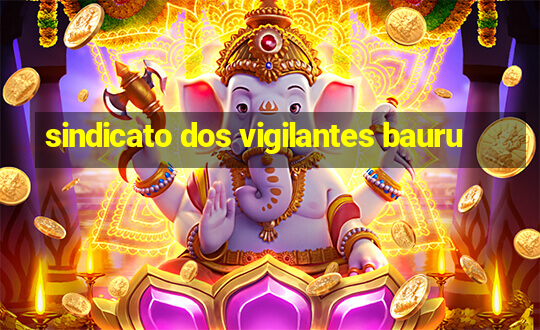 sindicato dos vigilantes bauru